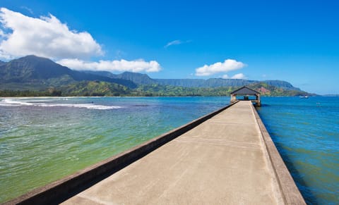Northshore Hanalei Bay Pier Mountain View - Northshore Hanalei Bay Pier Mountain View