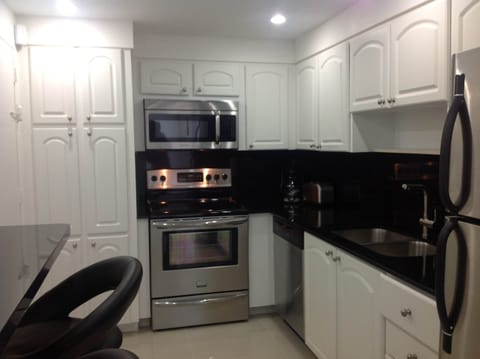 New Kitchen with Stainless Steel Appliances