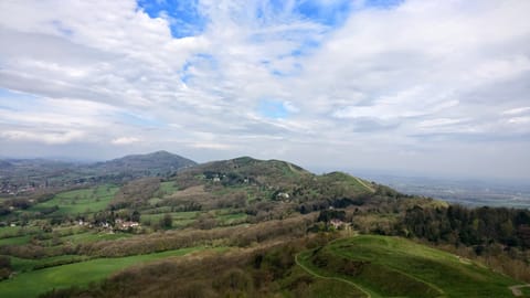 Malvern Hills from British Camp. "One of the goodliest Vista's in England."