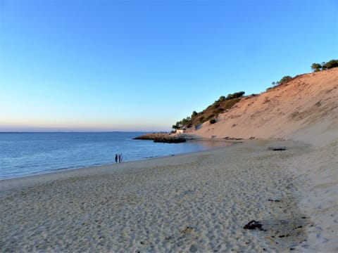 On the beach