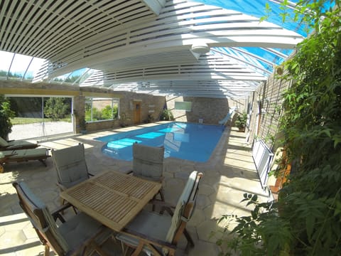 Indoor pool, a heated pool