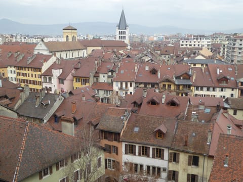 Annecy as seen from the Chateau ...