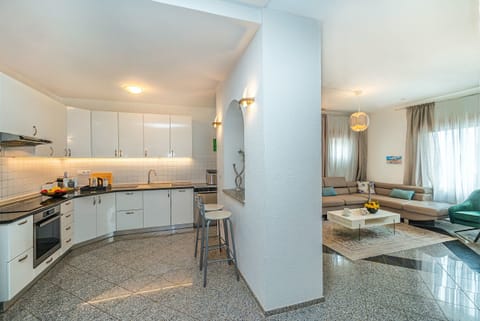 Apt 1 ground floor / open plan kitchen and living room area