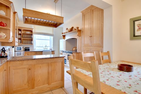 Breakfast table in the Kitchen