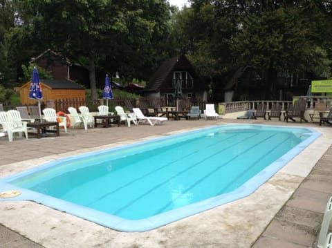 Indoor pool, outdoor pool