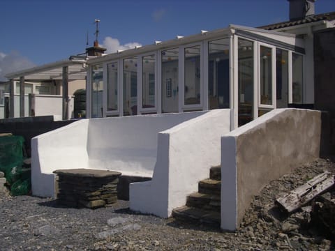 Picnic area at Shorehaven. At the ocean's edge.