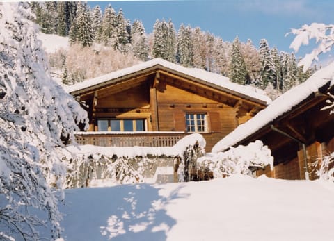 Chalet La Taupiniere in winter