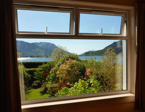 Throw back the curtains and say hello to the view from the family bedroom.