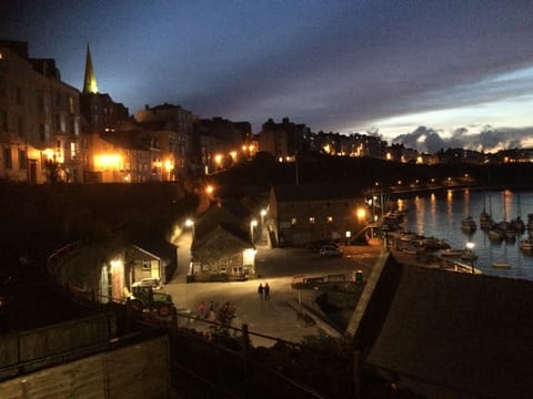 Tenby by night lots of bars and restaurants