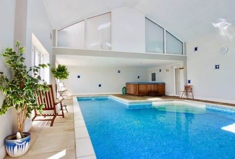 Indoor pool, a heated pool