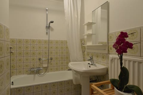 Combined shower/tub, bidet