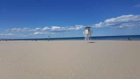 Beach nearby, beach towels