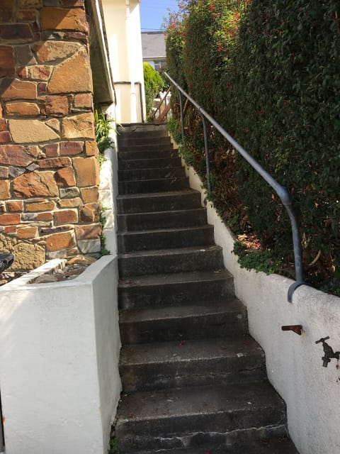Stairs to property