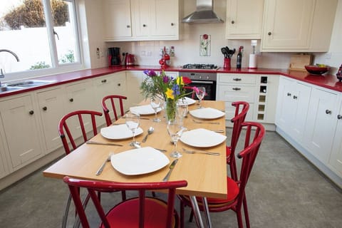 Kitchen and dining area