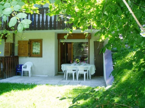Patio view from garden