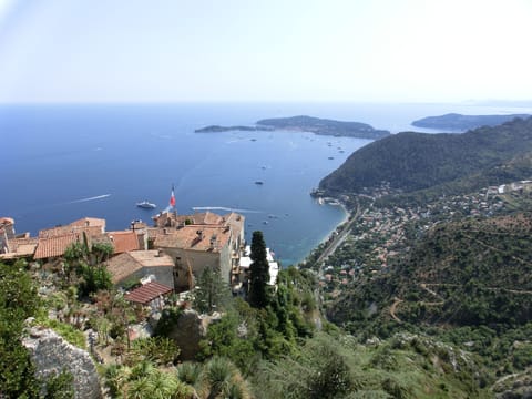 View of Cap Ferrat from Eze Village above Cap d'Ail