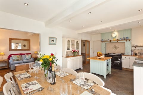 The Large Kitchen and dining area