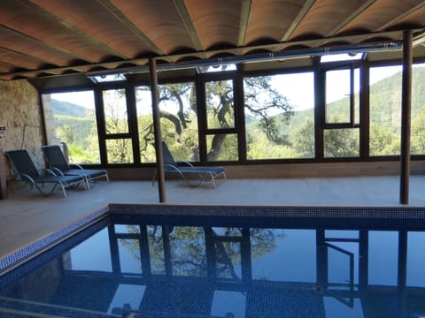 Indoor pool, outdoor pool