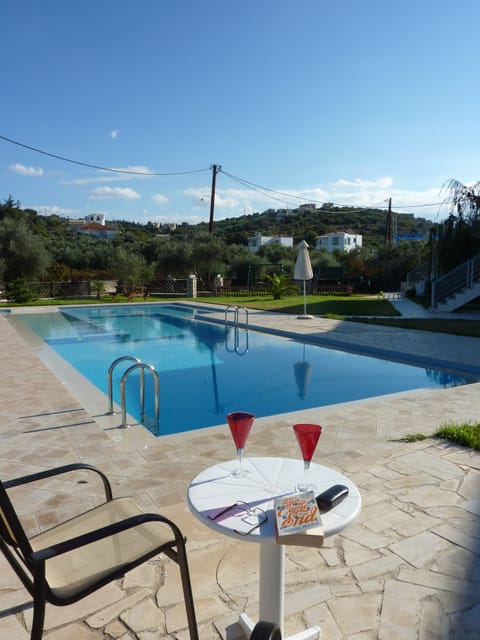 View from side of pool