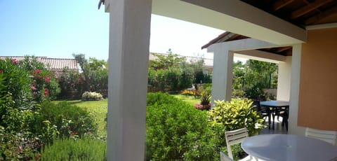 View of garden from downstairs master bedroom 2