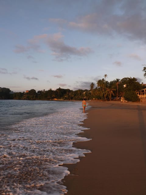 On the beach, beach towels