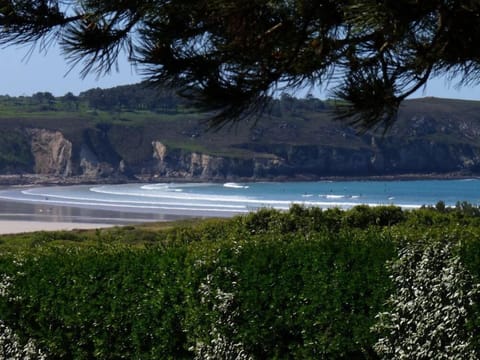 Beach nearby, sun loungers