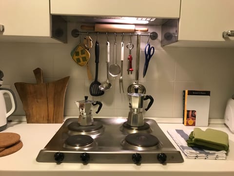 Electric cooking plates in the kitchen