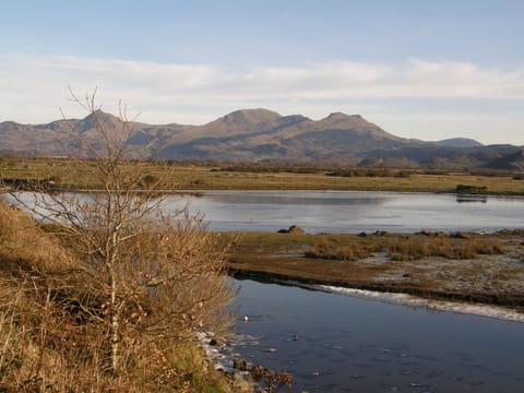 View of Moelwyn range from Porthmadog