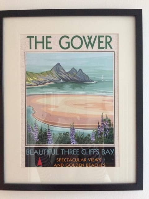 An example of our artwork - on the doorstep of the Gower!