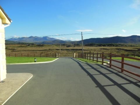 View of Ireland's Highest Mountain Carrauntoohill from the cottage