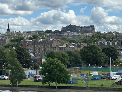 View of Edinburgh Castle from Inverleith Park