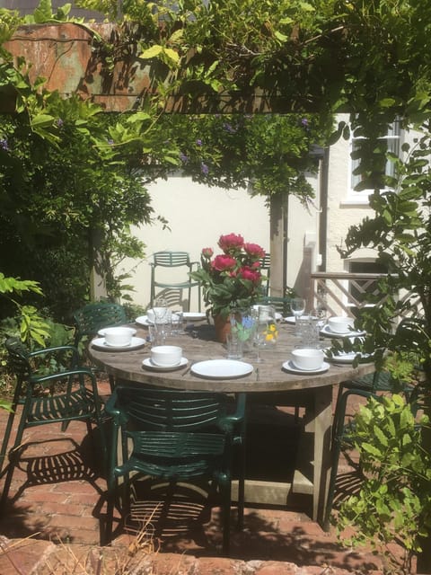 outside brick built bar-b-q for outdoor dining