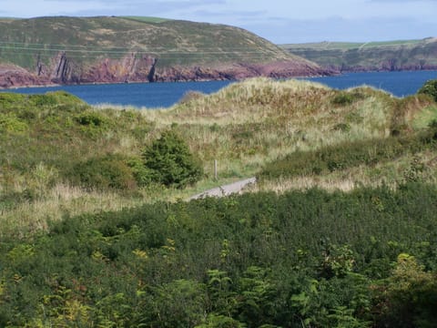 view of Freshwater Bay from the balcony