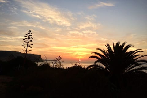 Beach nearby, sun loungers