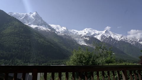 Stunning views of Mont Blanc from the balcony