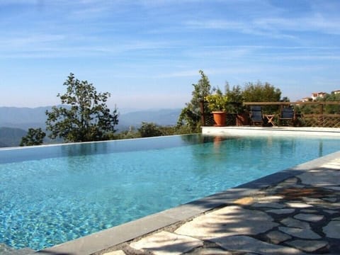 Outdoor pool, an infinity pool