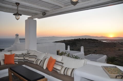 Sunset at the back veranda - Antiparos