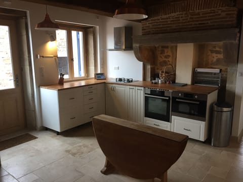 The kitchen, the main food prep area