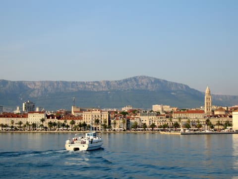 View of Split from the boat