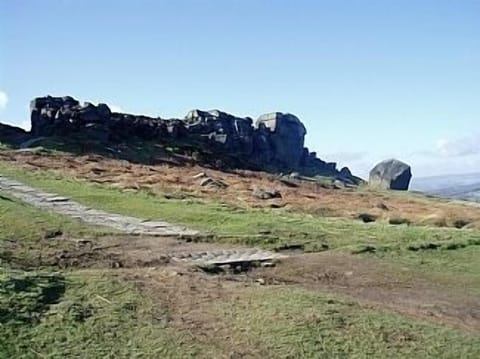 The Cow & Calf rocks on Ilkley's famous moor