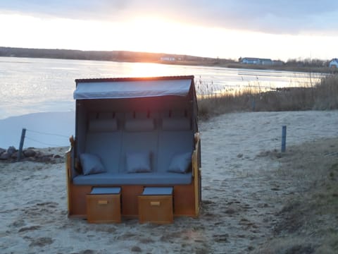 On the beach