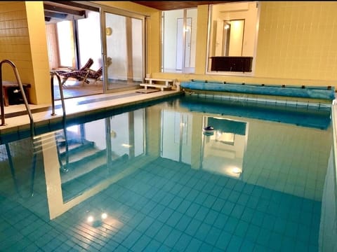 Indoor pool, a heated pool