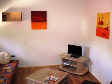 Living room | TV, books, stereo