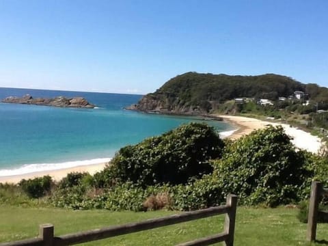 Beach nearby, sun loungers