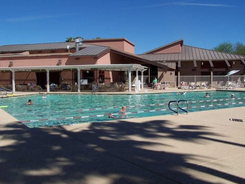 Indoor pool, outdoor pool