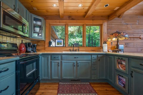 Large fully stocked kitchen
