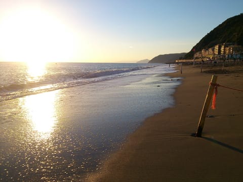 On the beach