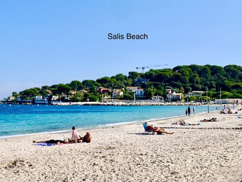 Beach nearby, sun loungers