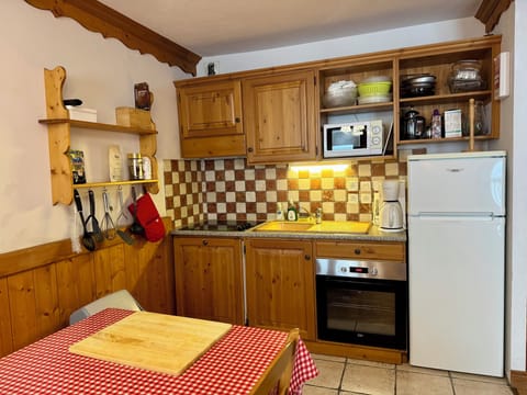 Well equipped kitchen.