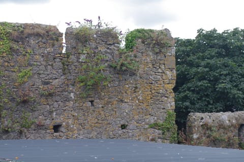 View of town walls from theroof terrace